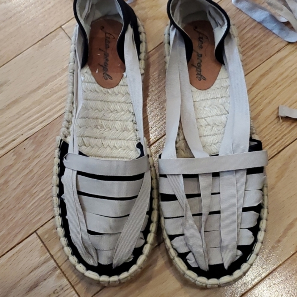 Free People Cecilia cotton wrap espadrille - Picture 4 of 15